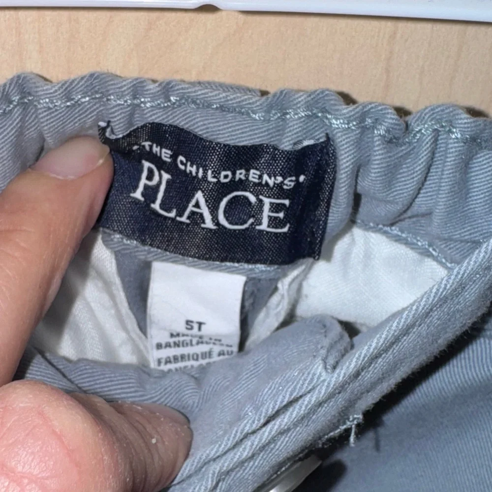The Children’s Place Boys Gray Chino Pants Size 5T Toddler